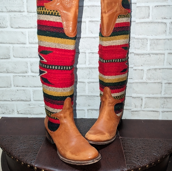 RARE FreeBird Cabal Over the Knee Boots size 8 - Picture 14 of 16